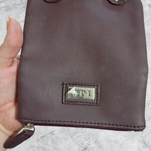 New Women's O.P.I Maroon Makeup Bag